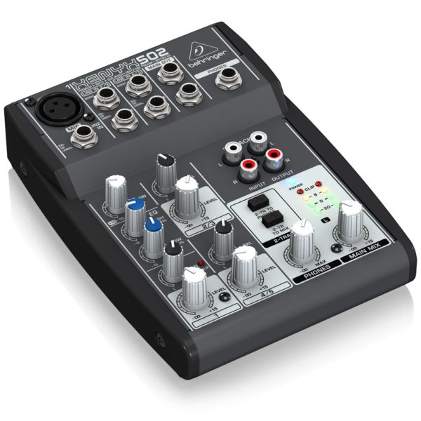 Behringer XENYX 502 5-Input 2-Bus Mixer with British EQ AudioPro